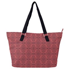 Timeless - Black & Indian Red Full Print Shoulder Bag by FashionBoulevard