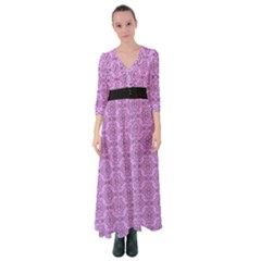 Timeless - Black & Lavender Purple Button Up Maxi Dress by FashionBoulevard