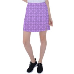 Timeless - Black & Lavender Purple Tennis Skirt