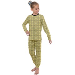 Timeless - Black & Mellow Yellow Kids  Long Sleeve Set  by FashionBoulevard