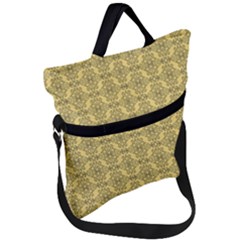 Timeless - Black & Mellow Yellow Fold Over Handle Tote Bag by FashionBoulevard