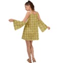 Timeless - Black & Mellow Yellow Kimono Sleeves Boho Dress View2