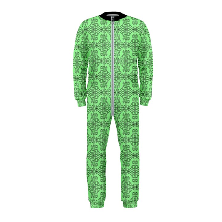 Timeless - Black & Mint Green OnePiece Jumpsuit (Kids)