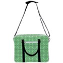 Timeless - Black & Mint Green Cross Body Office Bag View3