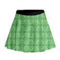 Timeless - Black & Mint Green Mini Flare Skirt View1