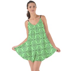 Timeless - Black & Mint Green Love The Sun Cover Up by FashionBoulevard