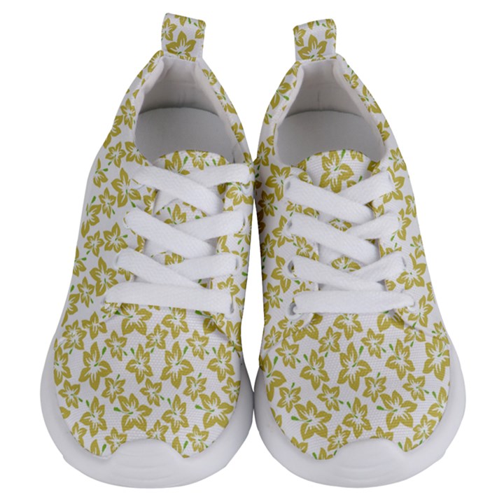 Cute Flowers - Ceylon Yellow Kids  Lightweight Sports Shoes