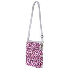 Cute Flowers - Peacock Pink White Multi Function Travel Bag by FashionBoulevard