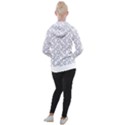 Cute Flowers - Silver Grey Women s Hooded Pullover View2