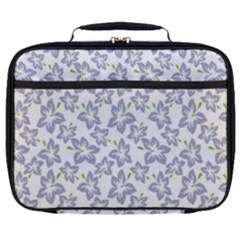 Cute Flowers - Silver Grey Full Print Lunch Bag by FashionBoulevard