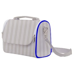 Nice Stripes - Abalone Grey Satchel Shoulder Bag