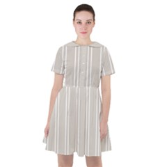 Nice Stripes - Abalone Grey Sailor Dress