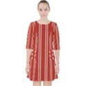 Nice Stripes - Apple Red Pocket Dress View1