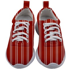 Nice Stripes - Apple Red Kids Athletic Shoes