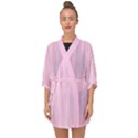 Nice Stripes - Blush Pink Half Sleeve Chiffon Kimono View1