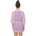 Nice Stripes - Blush Pink Half Sleeve Chiffon Kimono View2