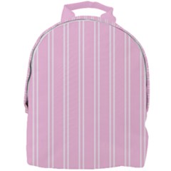 Nice Stripes - Blush Pink Mini Full Print Backpack by FashionBoulevard