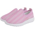 Nice Stripes - Blush Pink Kids  Slip On Sneakers View2