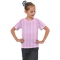 Nice Stripes - Blush Pink Kids  Mesh Piece Tee View1