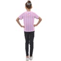 Nice Stripes - Blush Pink Kids  Mesh Piece Tee View2