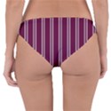 Nice Stripes - Boysenberry Purple Reversible Hipster Bikini Bottoms View4