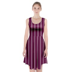 Nice Stripes - Boysenberry Purple Racerback Midi Dress by FashionBoulevard