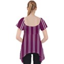 Nice Stripes - Boysenberry Purple Lace Front Dolly Top View2