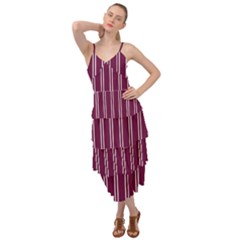 Nice Stripes - Boysenberry Purple Layered Bottom Dress by FashionBoulevard