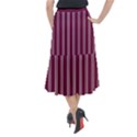 Nice Stripes - Boysenberry Purple Midi Mermaid Skirt View2