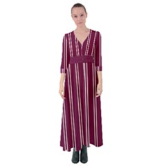 Nice Stripes - Boysenberry Purple Button Up Maxi Dress by FashionBoulevard