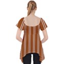 Nice Stripes - Burnt Orange Lace Front Dolly Top View2