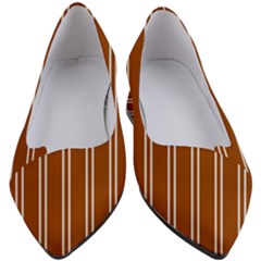 Nice Stripes - Burnt Orange Women s Block Heels 