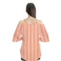 Nice Stripes - Cantaloupe Orange Flutter Tees View2