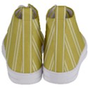 Nice Stripes - Ceylon Yellow Women s Mid-Top Canvas Sneakers View4