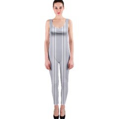 Nice Stripes - Cloudy Grey One Piece Catsuit by FashionBoulevard