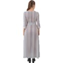 Nice Stripes - Cloudy Grey Button Up Maxi Dress View2