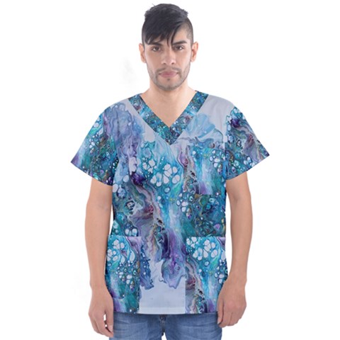 Img E2915 Men s V-neck Scrub Top by CKArtCreations