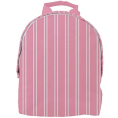 Nice Stripes - Flamingo Pink Mini Full Print Backpack by FashionBoulevard