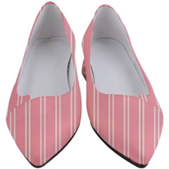 Nice Stripes - Flamingo Pink Women s Block Heels 