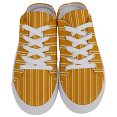 Nice Stripes - Honey Orange Half Slippers by FashionBoulevard