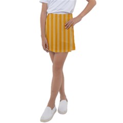 Nice Stripes - Honey Orange Kids  Tennis Skirt by FashionBoulevard