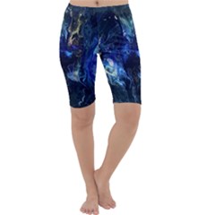 Somewhere In Space Cropped Leggings  by CKArtCreations