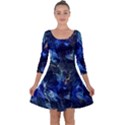 Somewhere in space Quarter Sleeve Skater Dress View1