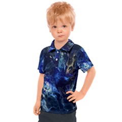 Somewhere In Space Kids  Polo Tee