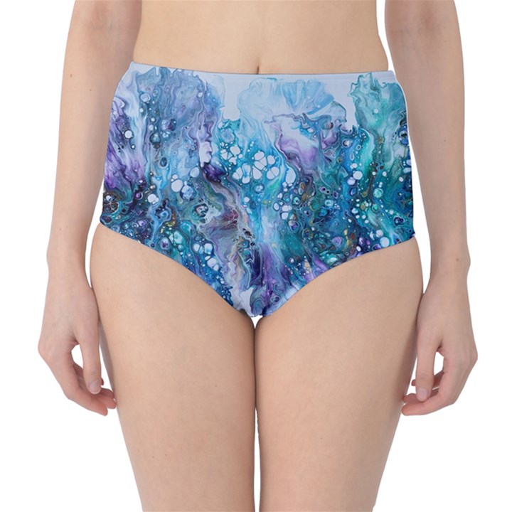 Sea anemone Classic High-Waist Bikini Bottoms