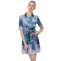 Sea Anemone Belted Shirt Dress by CKArtCreations