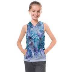 Sea Anemone Kids  Sleeveless Hoodie