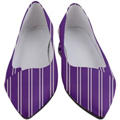 Nice Stripes - Imperial Purple Women s Block Heels 