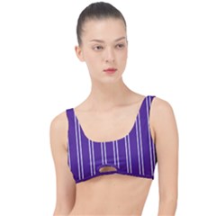 Nice Stripes - Imperial Purple The Little Details Bikini Top