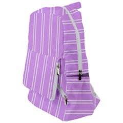 Nice Stripes - Lavender Purple Travelers  Backpack by FashionBoulevard